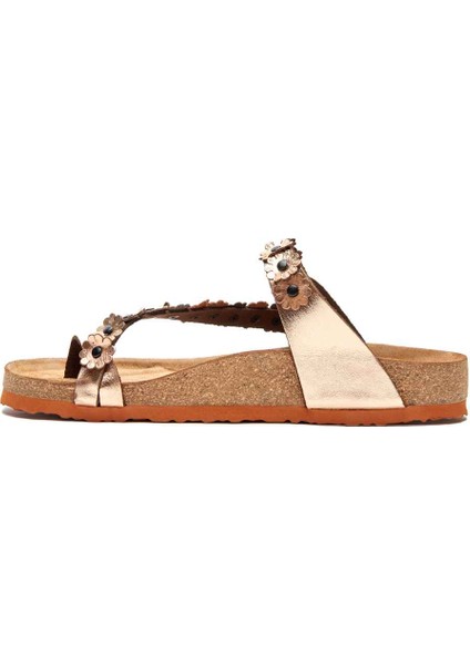 / Ilva - Deri Parmak Arası Terlik ( Gül Nubuk Deri ) modelleri