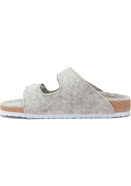 / Bali-W - Yün Çift Bantlı Ev Terliği ( Gri Yün ) modelleri