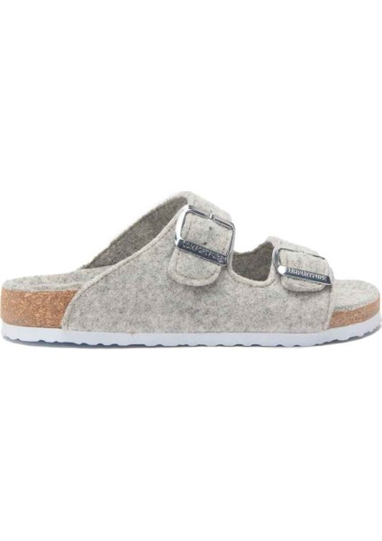 / Bali-W - Yün Çift Bantlı Ev Terliği ( Gri Yün ) fırsatları