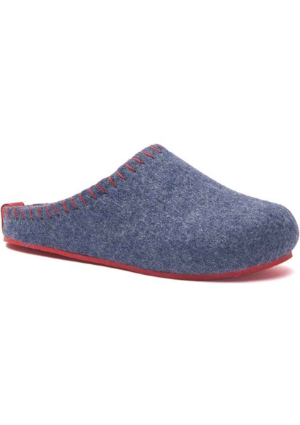 / Pine - Yün Sabo Ev Terliği ( Lacivert Yün )