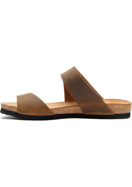 / Nicole - Deri Parmak Arası Terlik ( Taba Yağlı Deri ) modelleri