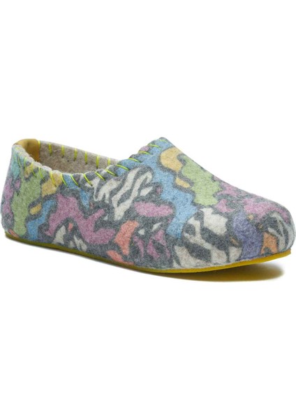 / Yew-Pr - Yün Ev Ayakkabısı ( Çok Renkli Mc1 Yün )