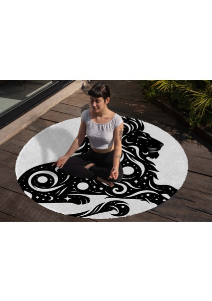 Yoga, Meditasyon,burçlar ve Mandala Temalı, Meditasyon Halısı 56