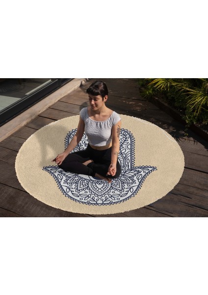 Yoga, Meditasyon,burçlar ve Mandala Temalı, Meditasyon Halısı 113