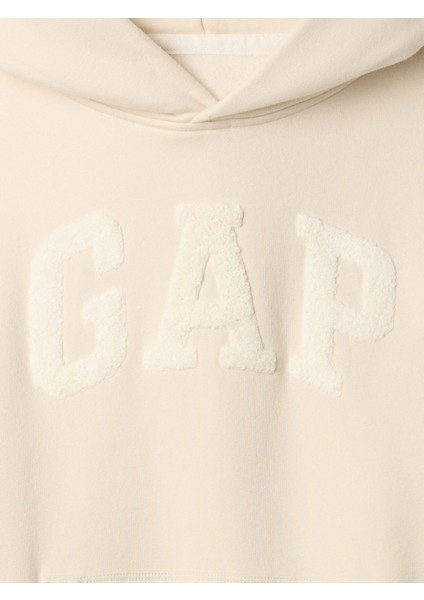 Erkek Çocuk Kırık Beyaz Gap Logo Vintage Soft Sweatshirt