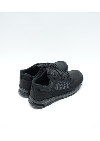 Almera Içi Kürklü Erkek Spor Bot, Siyah (Ladik)