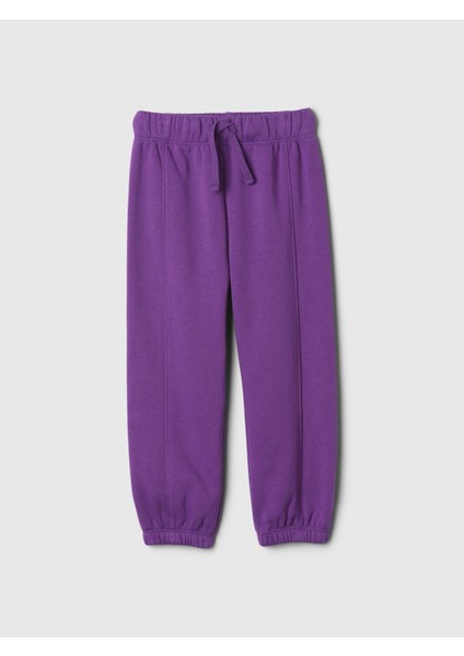 Erkek Bebek Mor Relaxed Pull-On Fleece Eşofman Altı