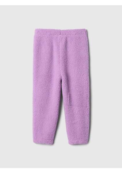 Kız Bebek Mor Gap Logo Sherpa Jogger Eşofman Altı fırsatları