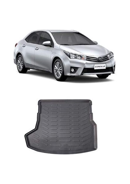 Toyota Corolla Sedan 2013-2018 3D Bagaj Havuzu Siyah