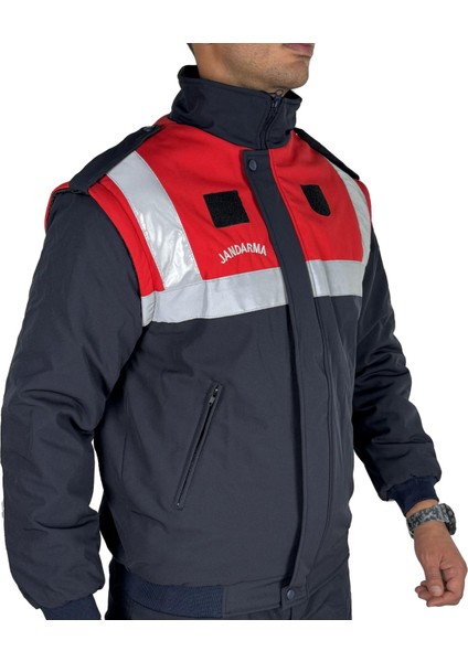 Kolları Çıkarılabilir Jandarma Softshell Mont