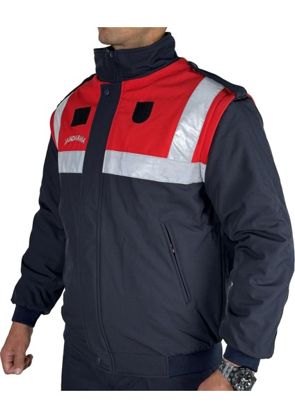 Kolları Çıkarılabilir Jandarma Softshell Mont