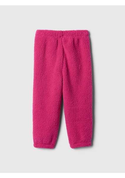 Kız Bebek Pembe Gap Logo Sherpa Jogger Eşofman Altı modelleri