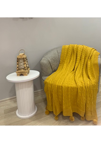 Arca Weaving Triko Tv Battaniye Koltuk Şalı