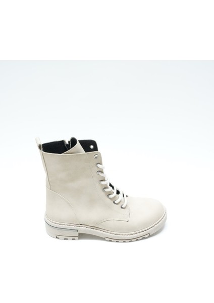 Dubai Yüksek Boğaz Bağcıklı Kadın Bot, Bej(Ladik) modelleri