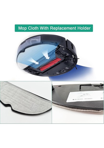 Dreame X40 Pro Ultra Vakum Hepa Filtre Mop Bezi Aksesuarları Için (Yurt Dışından) modelleri