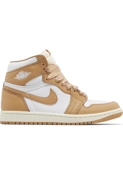 Air Jordan 1 Mıd Leather Sneaker Deri Bilekli Günlük Spor Ayakkabı Taba fiyatları