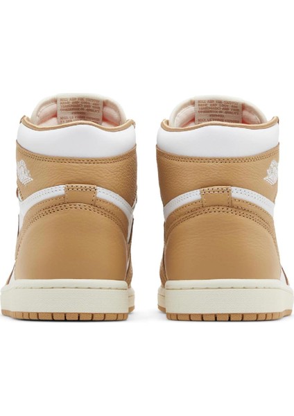 Air Jordan 1 Mıd Leather Sneaker Deri Bilekli Günlük Spor Ayakkabı Taba fırsatları