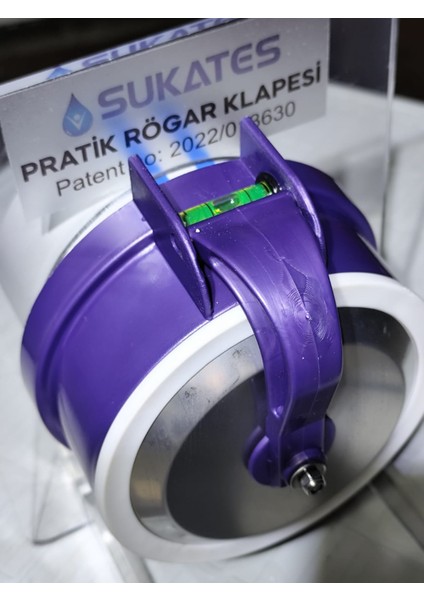 100'LÜK Atık Su Rögar Klapesi (Paslanmaz Klapeli ve Su Terazili)