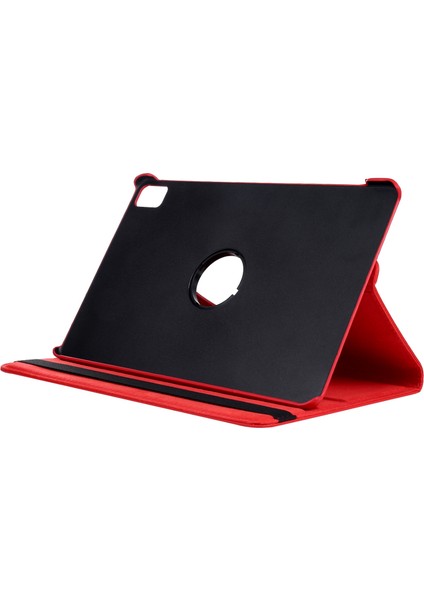 Apple iPad Pro 13 2024 Uyumlu 3 Kameralı Döner Standlı Kapaklı Kılıf