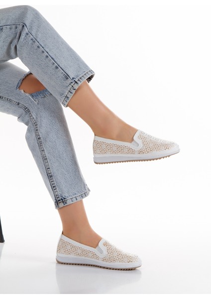 Kadın Emil Shoes Beyaz Günlük Yumuşak Ortopedik Günlük Babet Ayakkabı modelleri