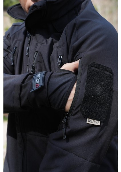 11 Cepli Siyah Softshell Soğuk Geçirmez Mont fırsatları
