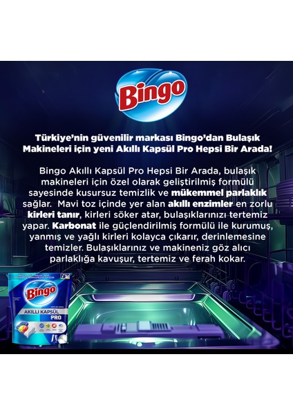 Akıllı Kapsül Pro Bulaşık Deterjanı Tableti 320'LI