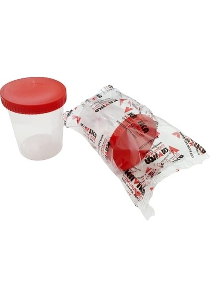 Şahit Numune Kabı 250 ml 150'li Tek Tek Ambalajlı