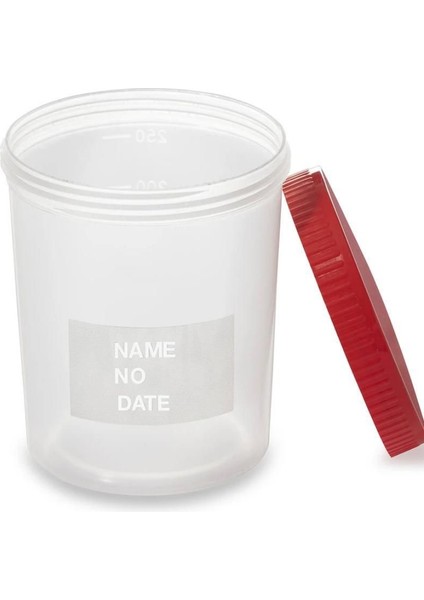 Şahit Numune Kabı 250 ml 150'li Tek Tek Ambalajlı