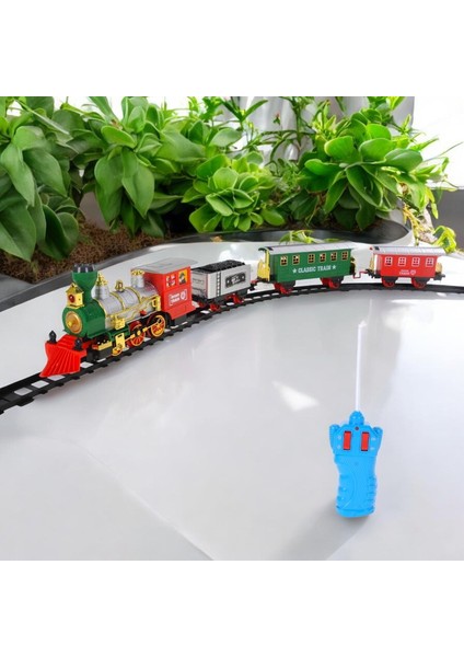 Uzaktan Kumandalı Işıklı Sesli Tren Set 17 Parça