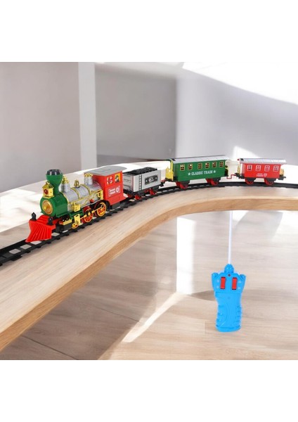 Uzaktan Kumandalı Işıklı Sesli Tren Set 17 Parça