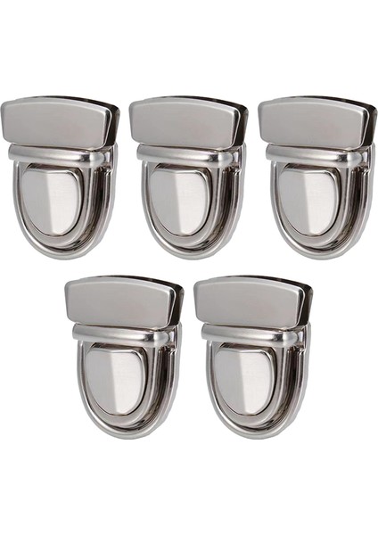 5pcs Tokal Cüzdanlar Için Metal Toka Kilidi Argent (Yurt Dışından) fiyatları