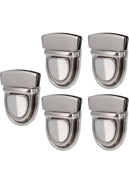 5pcs Tokal Cüzdanlar Için Metal Toka Kilidi Argent (Yurt Dışından) fırsatları