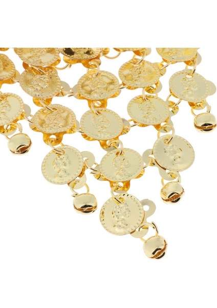 Oryantal Dans Bandı Tribal Zintered Bandı Takı Altın Üçgen 14*15 cm (Yurt Dışından) modelleri