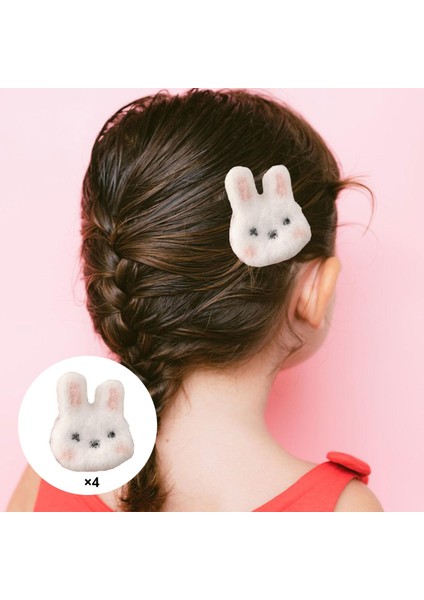 4 Tavşan Kürklü Saç I Çocuk Saç I Alışveriş Için Doğum Günü Hediyesi Kış (Yurt Dışından) fiyatları