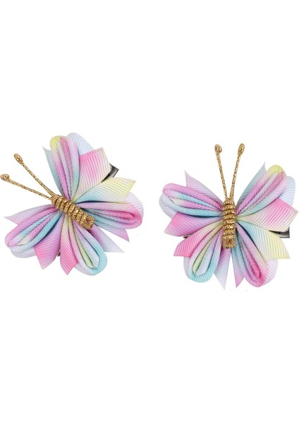 2x Kelebek Saç Klipleri Sahne Performansı Partisi Için Taşınabilir Saç Tokası Dişli Mavi Pembe (Yurt Dışından) fırsatları