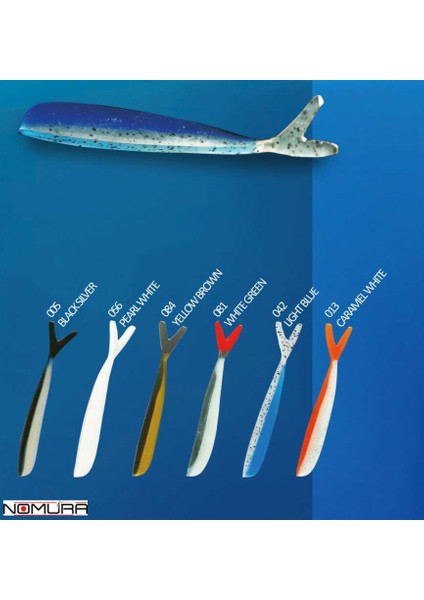 Orgınal Double Taıl 7,5cm 2.1g 10 Adet Sahte Balık 056