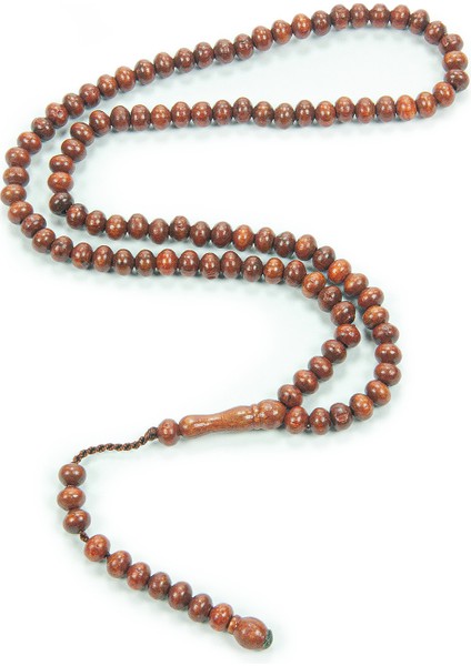 Kördiken Ağacı Küre Kesim Tesbih - 100 Lü - 7 mm - Zikir Tesbihi - Kt-7