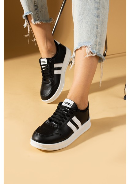 Şerit Detaylı Rahat Taban Kadın Sneakers 001-1004-24 fiyatları
