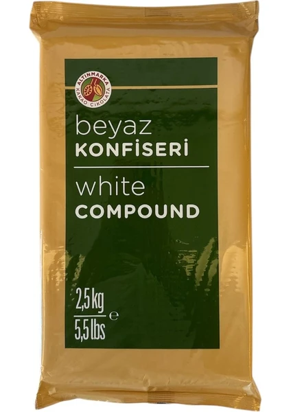 ALT450 Beyaz Konfiseri Kuvertür 2.5kg