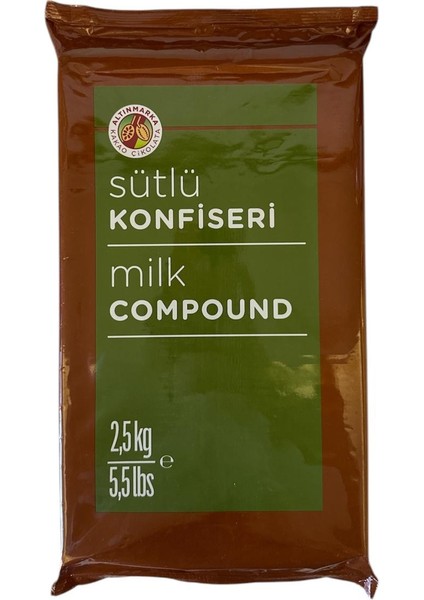 ALT448 Sütlü Konfiseri Kuvertür 2.5kg