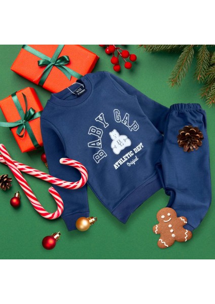 Unisex Lacivert Bebek-Çocuk Altüst Takım