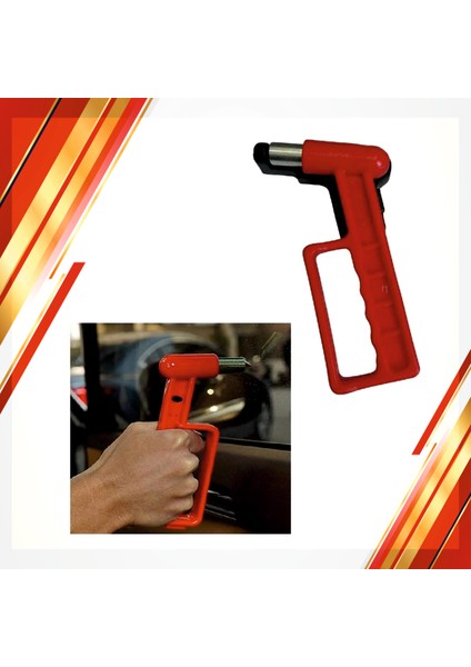 Acil Çıkış Çekici Cam Kırma Çekici - Takma Aparatlı