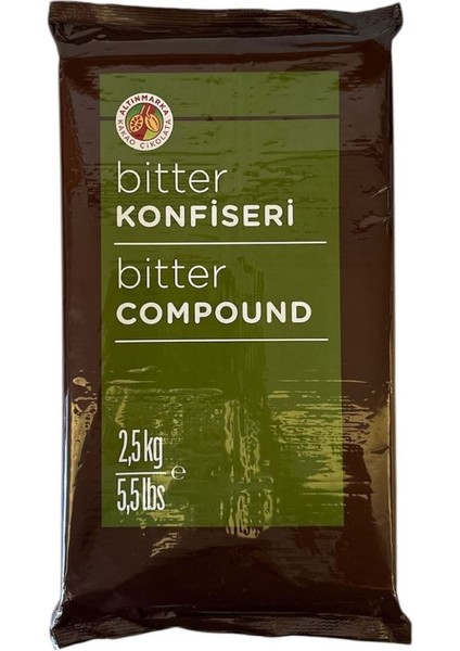 ALT449 Bitter Konfiseri Kuvertür 2.5kg