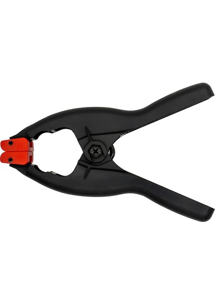 2 Adet Yaylı Kıskaç Mandal Pro El Tip İşkence Mengene Siyah Klips Hobi 50 mm 2 Inç