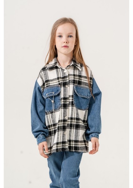 Kız Çocuk Beden Ekoseli Gömlek G3133 fiyatları