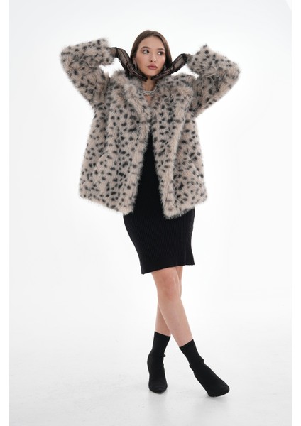 Leopar Desenli Tüylü Ceket fiyatları