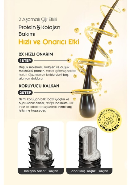 Cp-1 Kolajen Içeren Saç Maskesi Lpp Collagen Hair Mask 300 ml modelleri