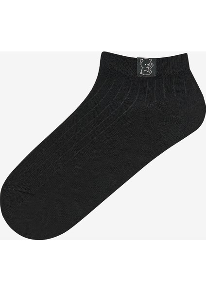 Bear Patch Siyah 2li Patik Çorap modelleri