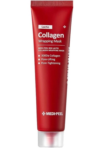 Kolajen Soyulan Cam Cilt Maske Medıpeel Red Lacto Collagen Wrapping Mask 70ML