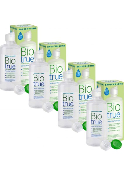 Bausch + Lomb Bioture 300 ml Solüsyon 4-Kutu